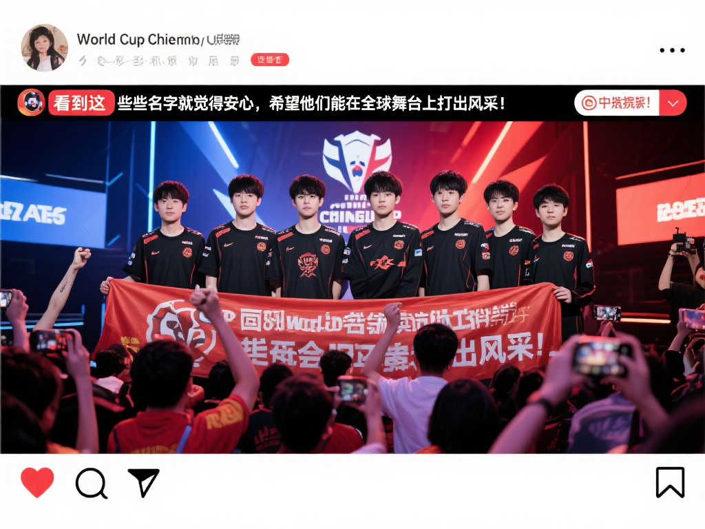 电竞世界杯中国队阵容揭晓，剑指世界冠军宝座
